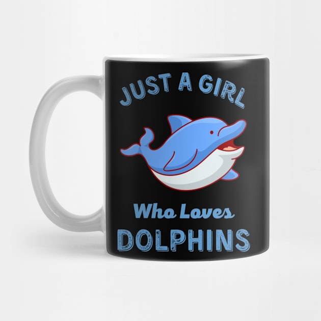 Juste une fille qui aime les dauphins Sticker by Jennifer Wirth